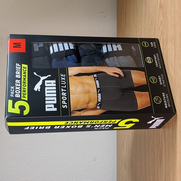 Puma Underwear & Socks Puma Mens Boxer Brief 5 Pack Poshmark